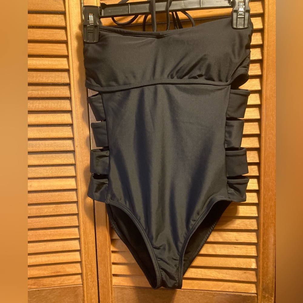 Inmocean Black Swimsuit with Cutout Sides